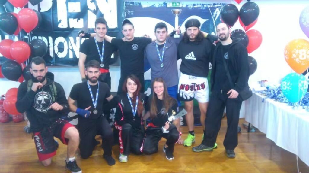 Αθλητές και προπονητές του Fighting Spirit σε Open Championship
